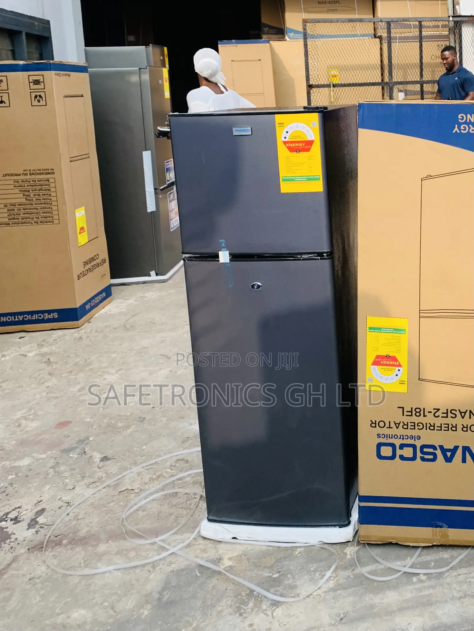 Available New Nasco 158l Fridge Top Mounted Freezer [Nasf2-18fl]