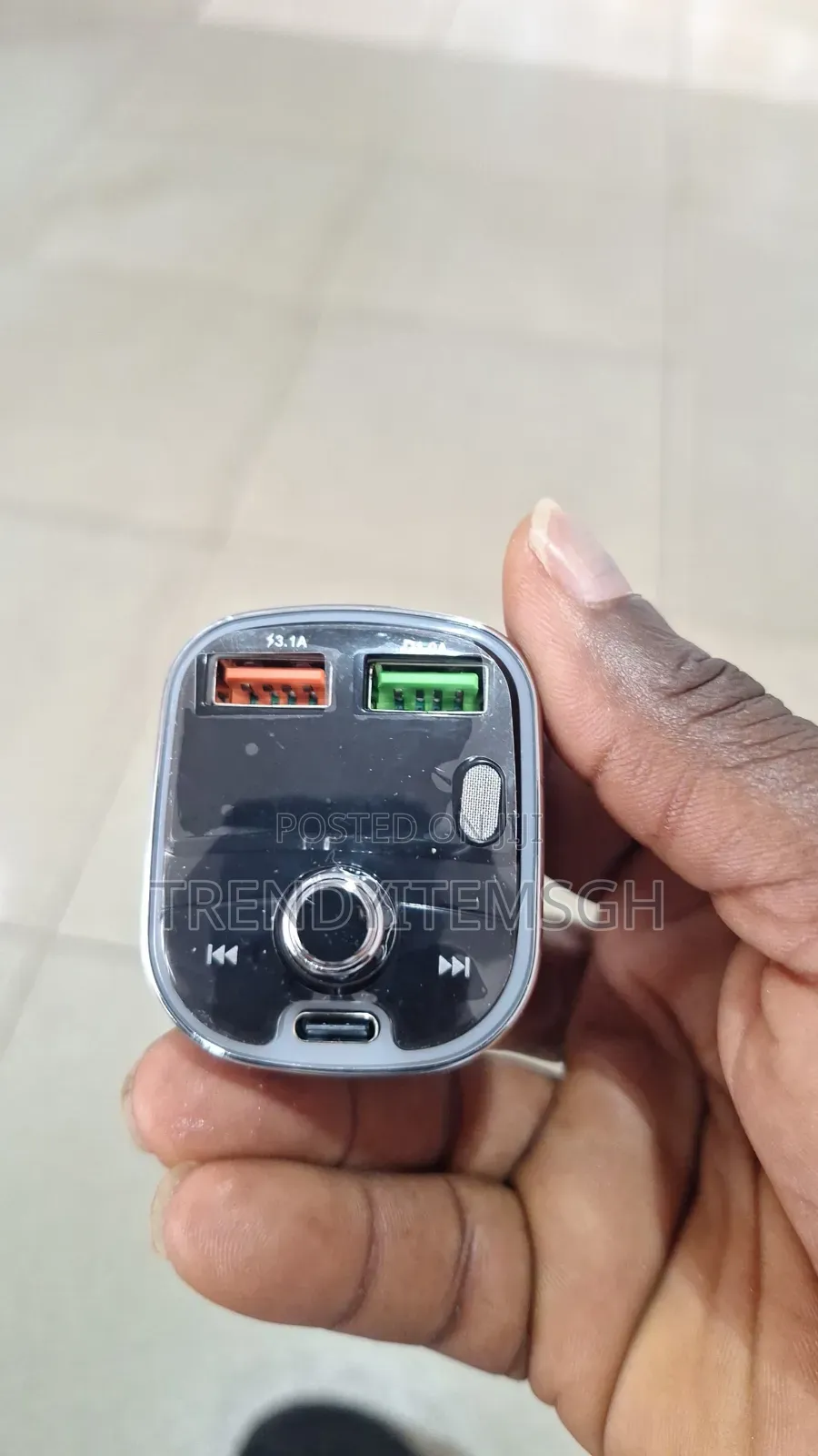 Car MP3 Player Bluetooth FM Transmitter – 3.1A USB Fast Charger