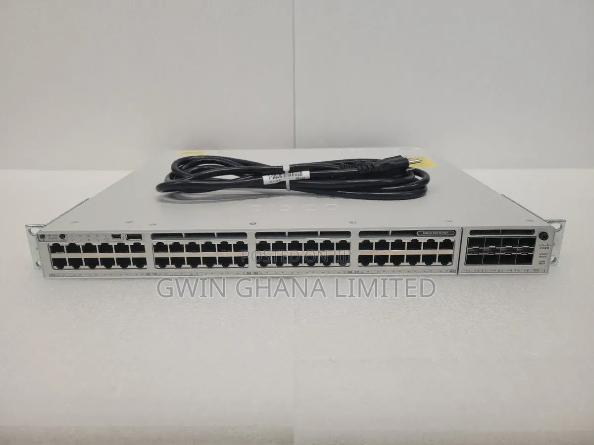 Cisco Catalyst 9300 12X 36M UPOE C9300-48uxm-a 48-Port Switch. Refurb