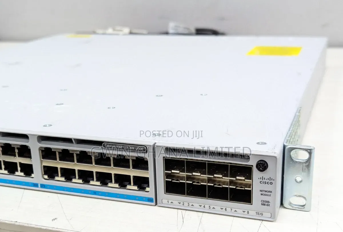 Cisco Catalyst 9300 12X 36M UPOE C9300-48uxm-a 48-Port Switch. Refurb