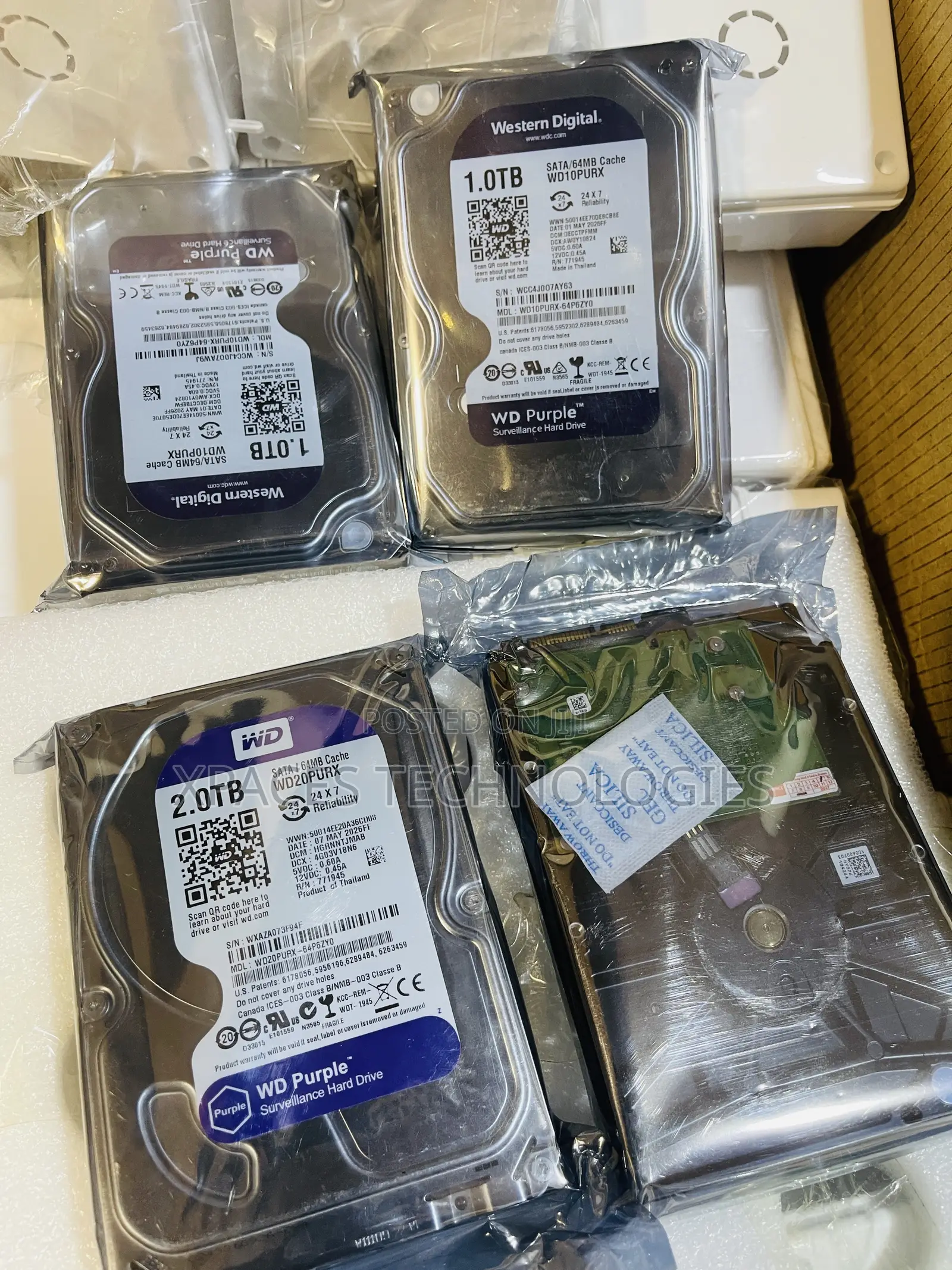Wd 2tb Surveillance CCTV HDD ( NVR / Dvr)