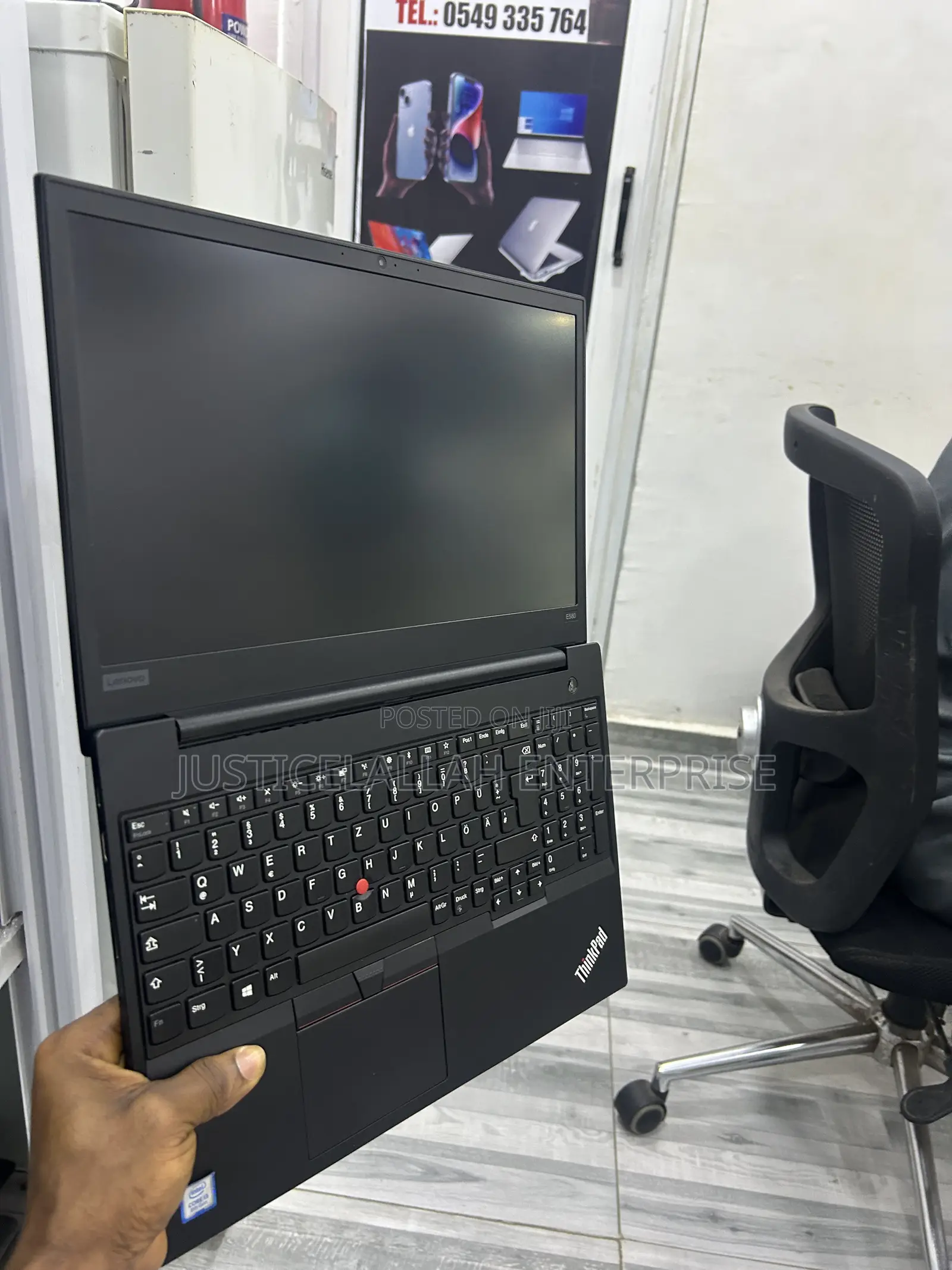 Laptop Lenovo ThinkPad E580 8GB Intel Core i3 SSD 256GB