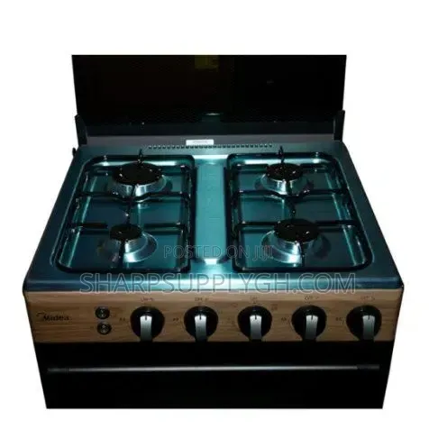 Midea 4 Burner Gas Cooker With Grill