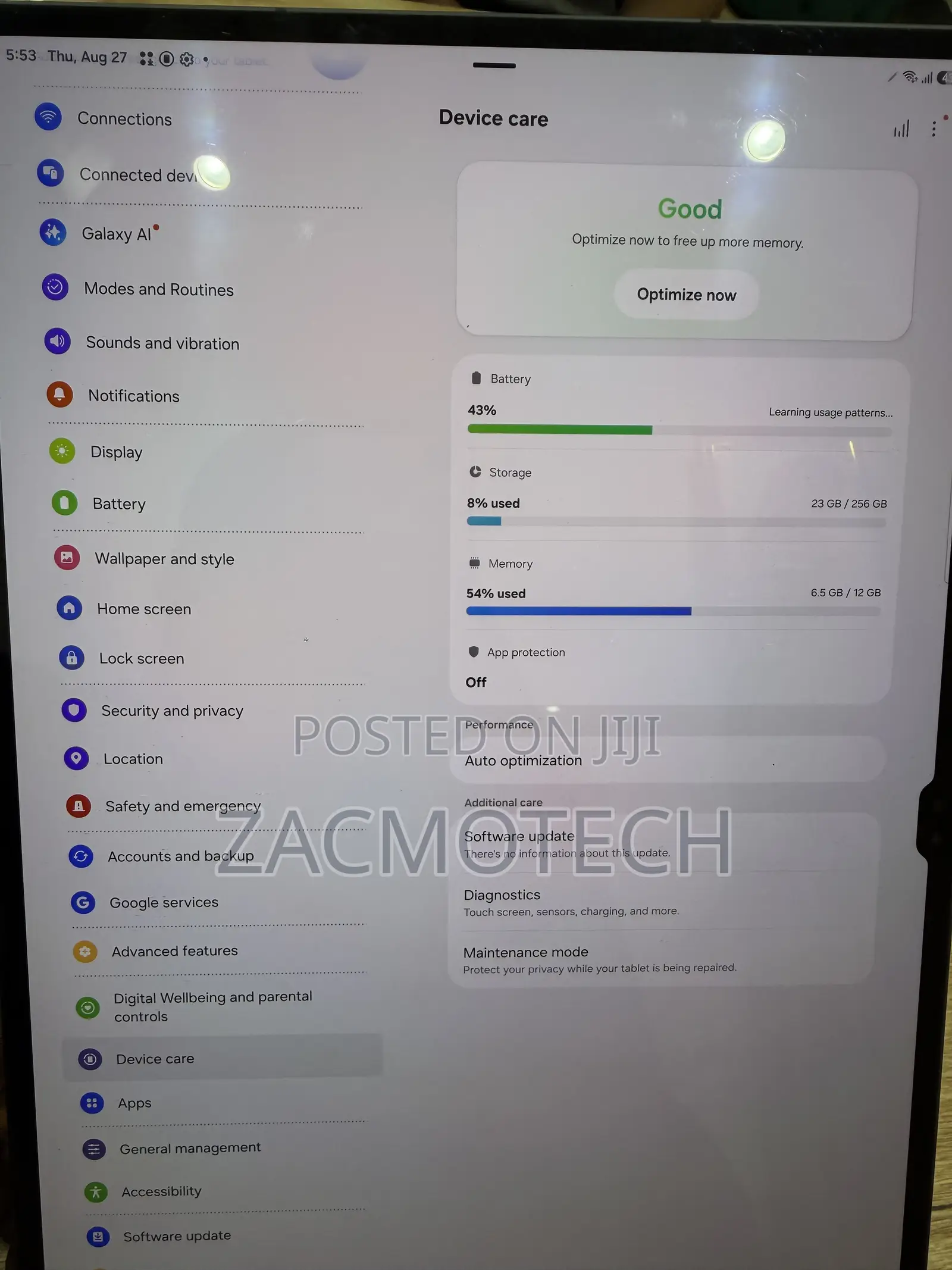 Samsung Galaxy Tab S9 Ultra 256 GB Gray