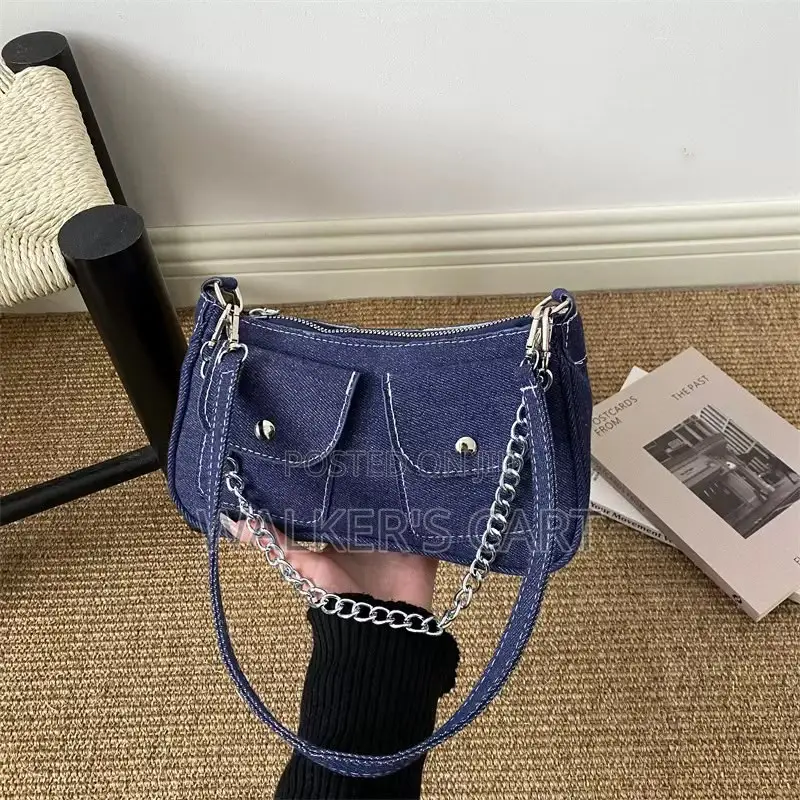 Women's Y2K Denim Shoulder Bag