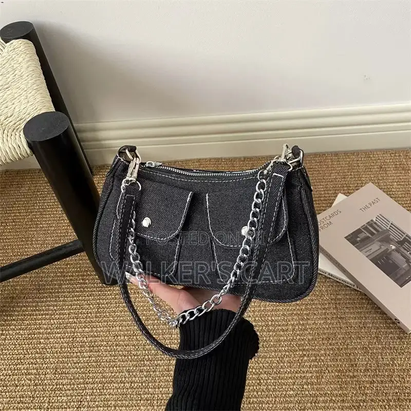 Women's Y2K Denim Shoulder Bag