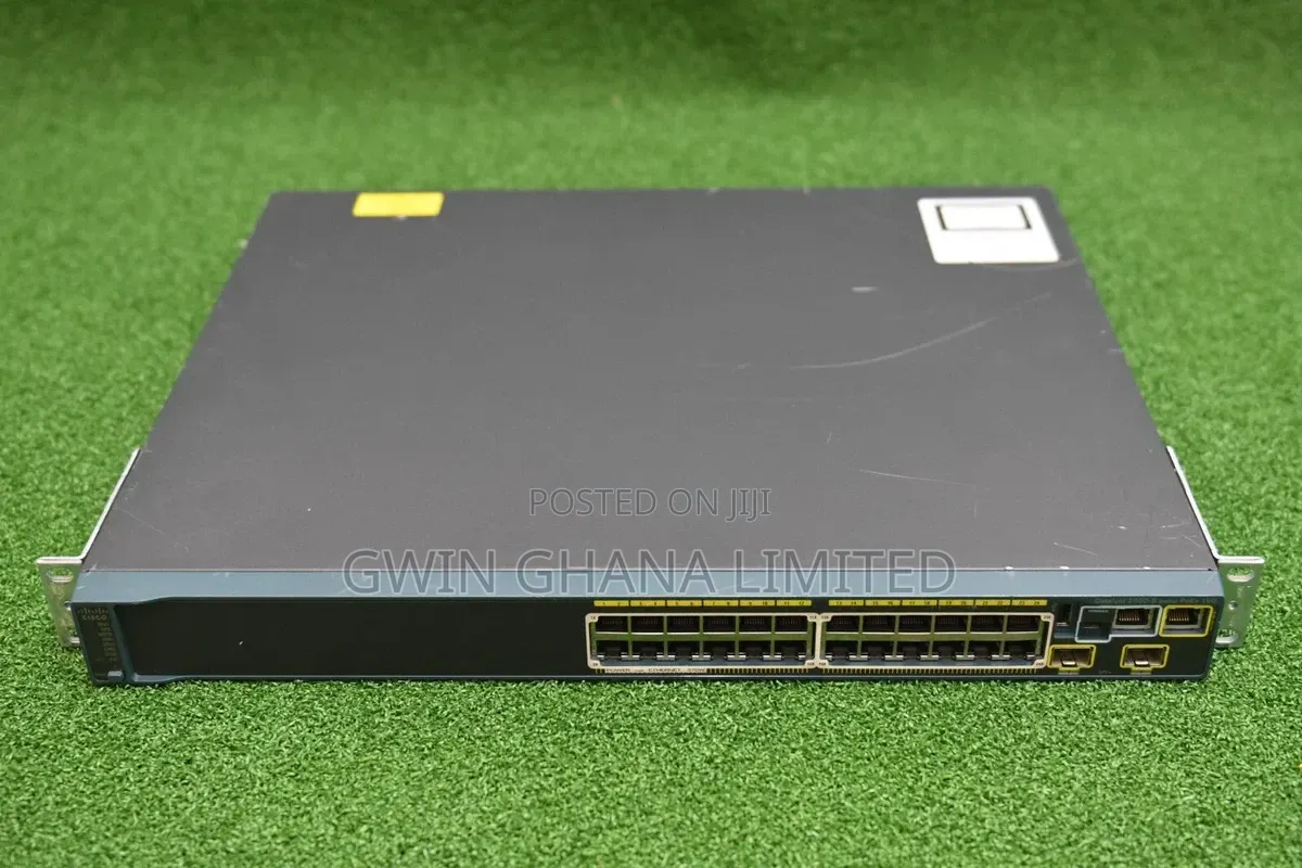 Cisco 24-Port Gigabit PoE+ Switch | WS-C2960S-24PS-L. 2xsfp. Managed