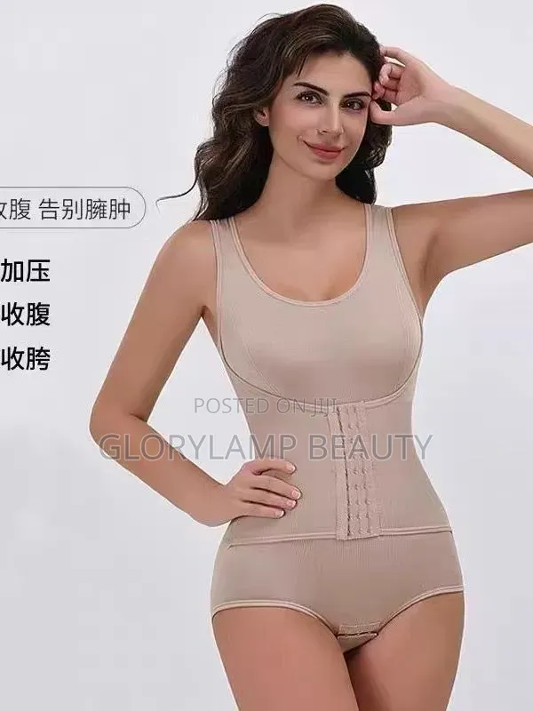 Women's Tummy Control Bodysuit Shapewear – Row Hook Abdomen Shaper