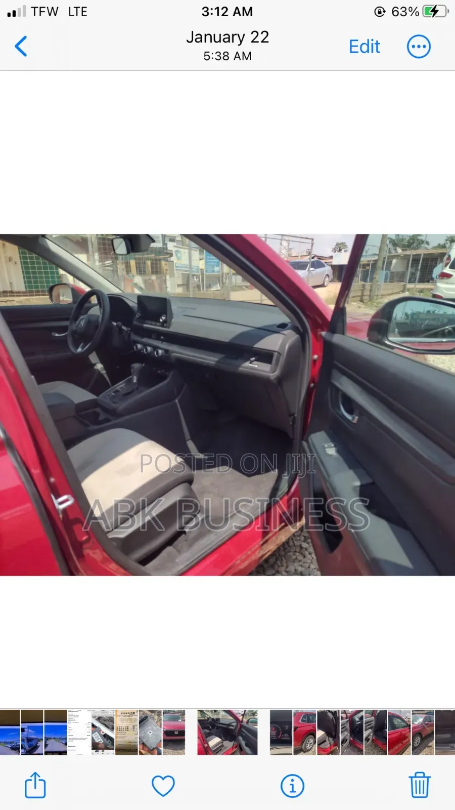 Honda CR-V 2024 Red