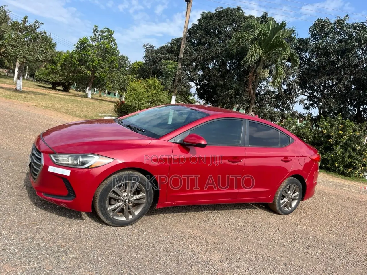 Hyundai Elantra 2017 Red