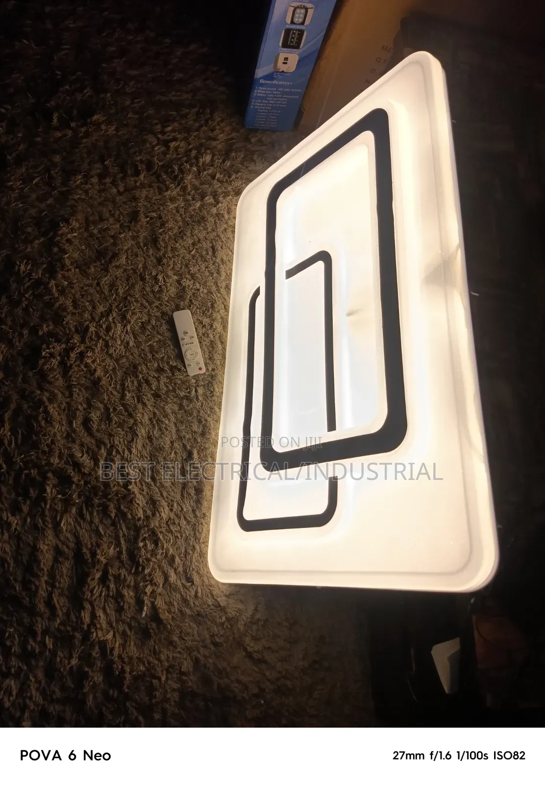 Biggest Ceiling Light With Remote Control Warm and White