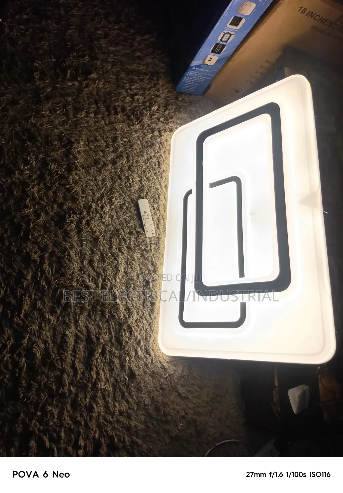 Biggest Ceiling Light With Remote Control Warm and White