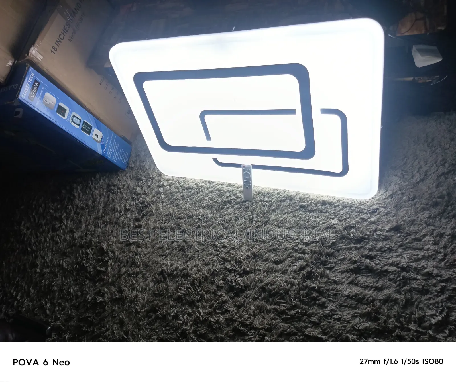 Biggest Ceiling Light With Remote Control Warm and White