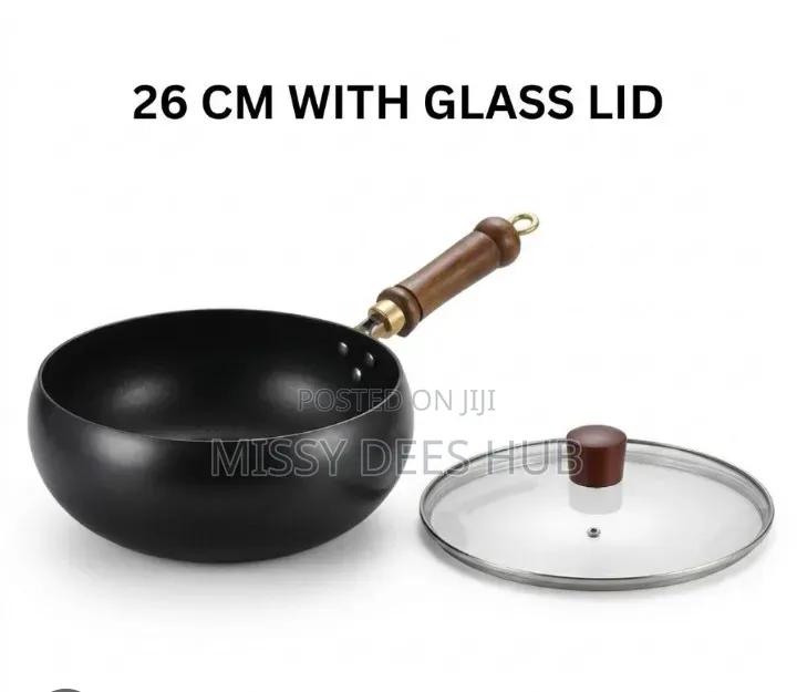 26cm Potbelly Pot With Glass Lid