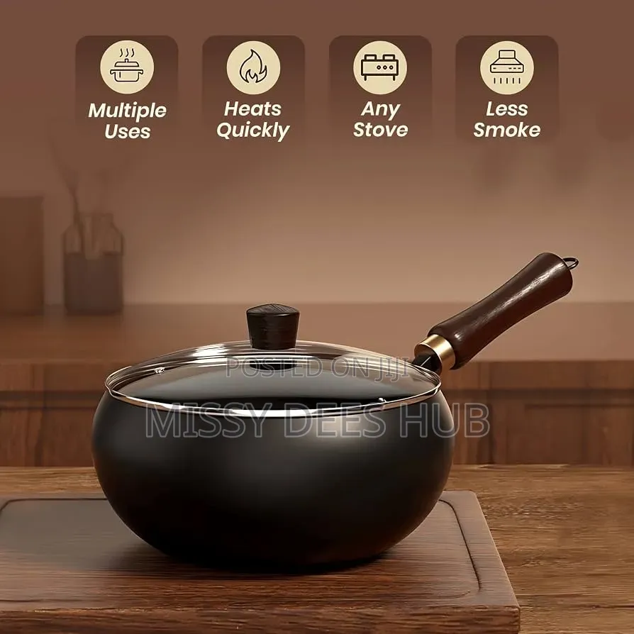 26cm Potbelly Pot With Glass Lid