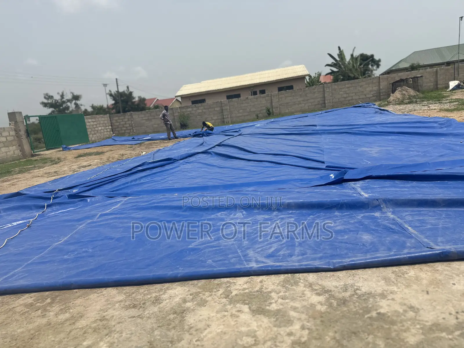 Tarpaulin Pond Liner