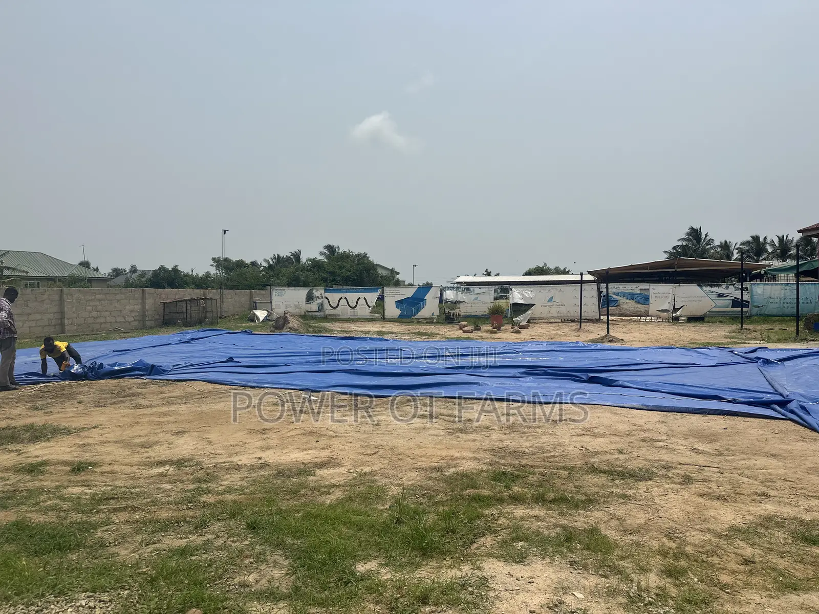 Tarpaulin Pond Liner