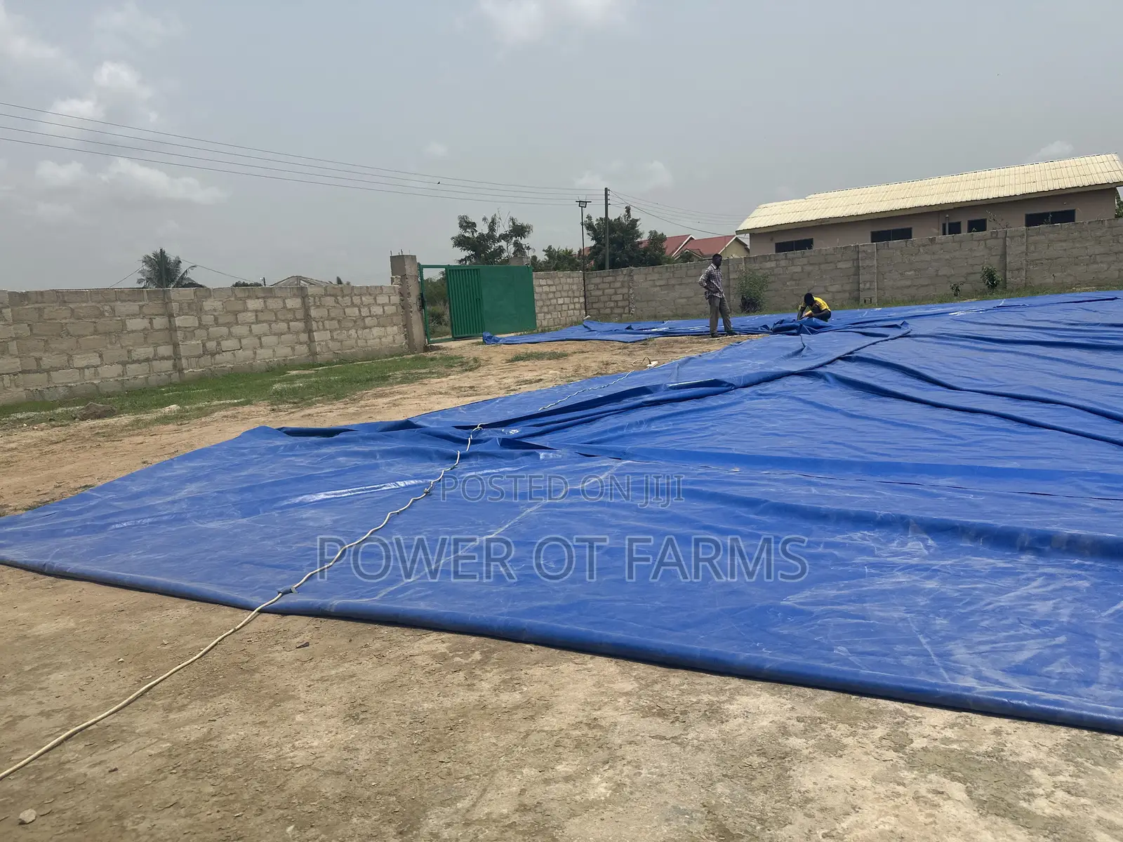 Tarpaulin Pond Liner