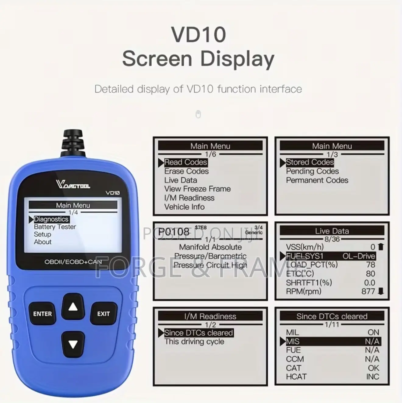 OBD2 Scanner Car Diagnostic Tool