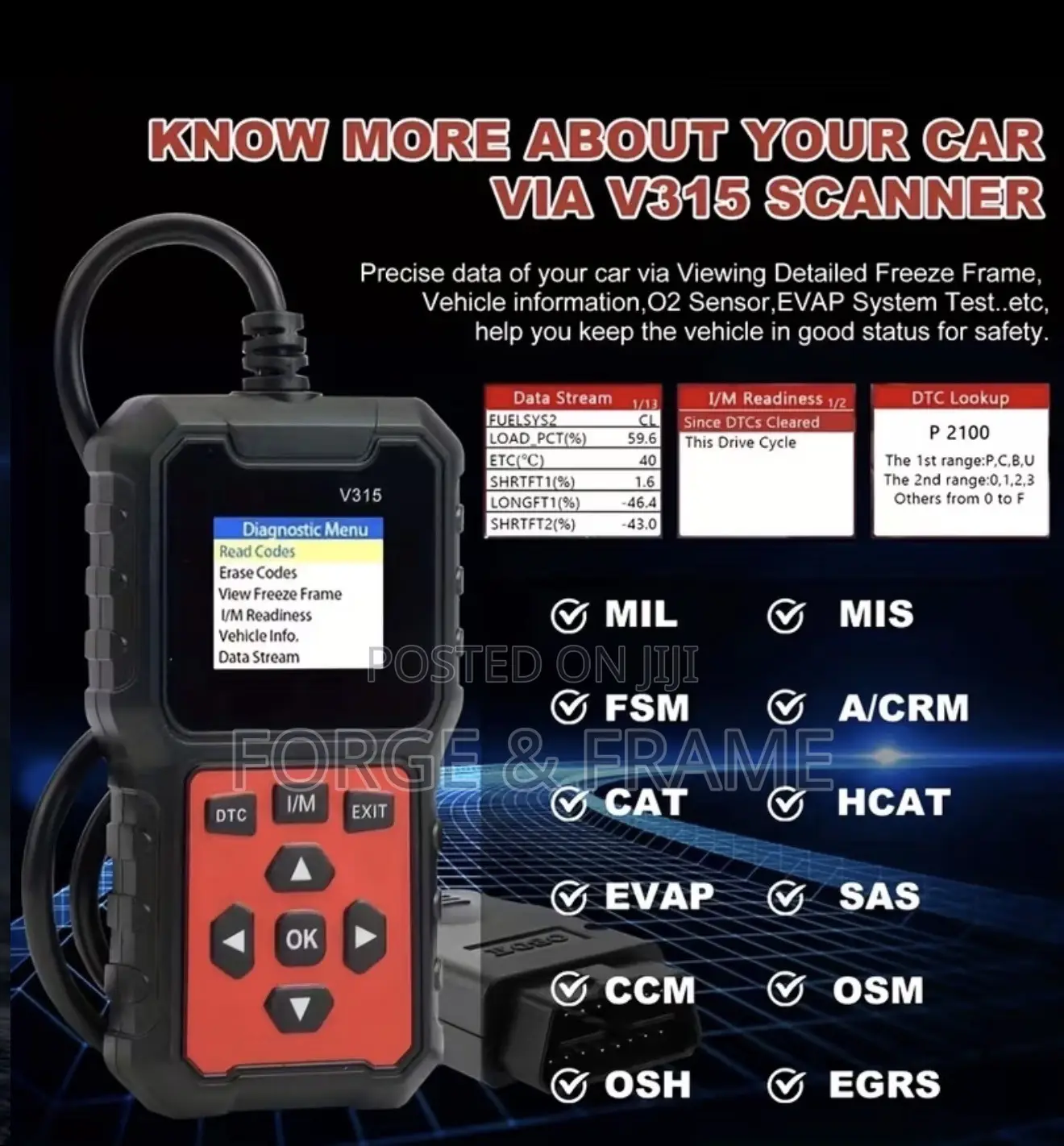 OBD2 Car Scanner V315
