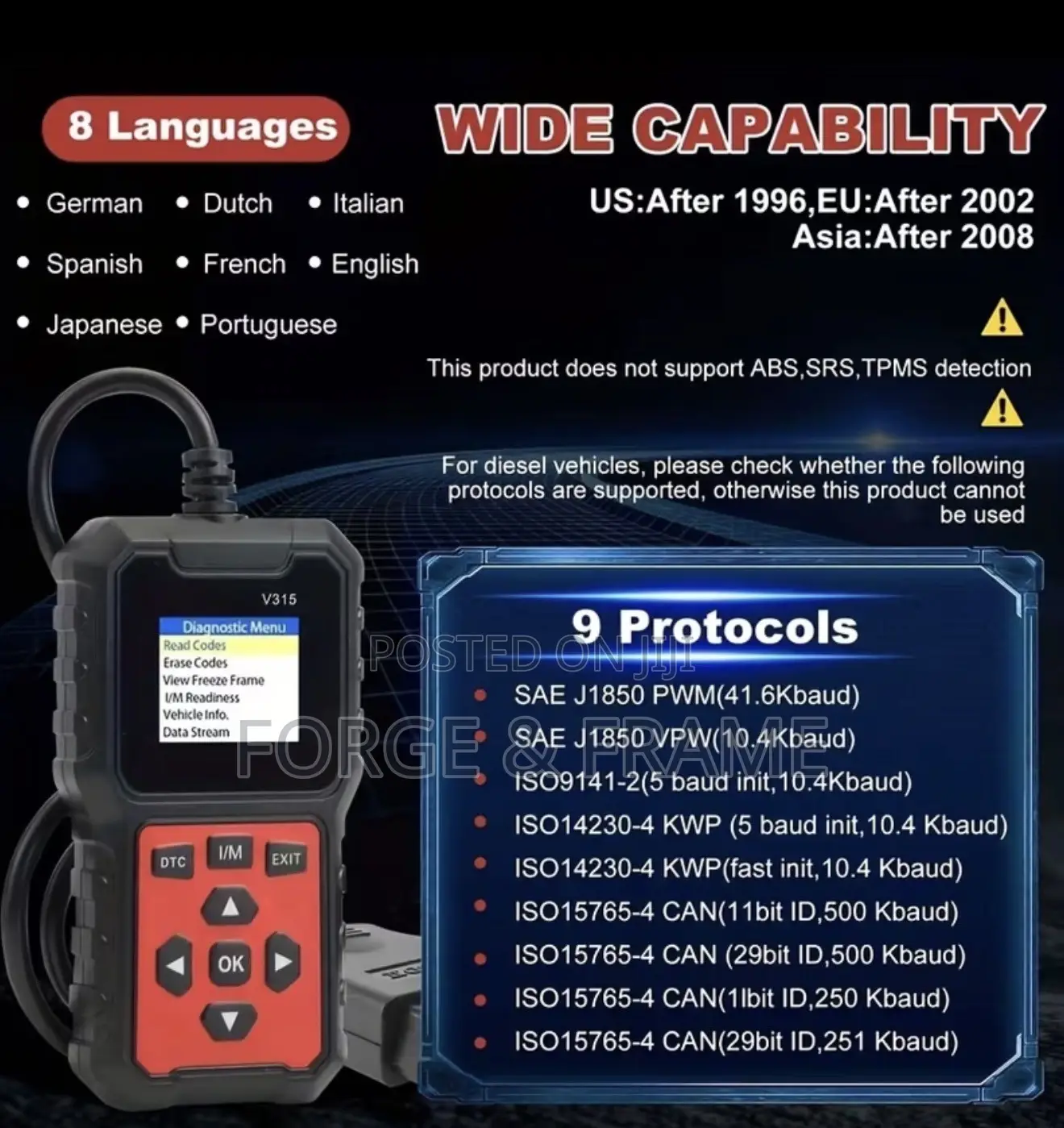 OBD2 Car Scanner V315