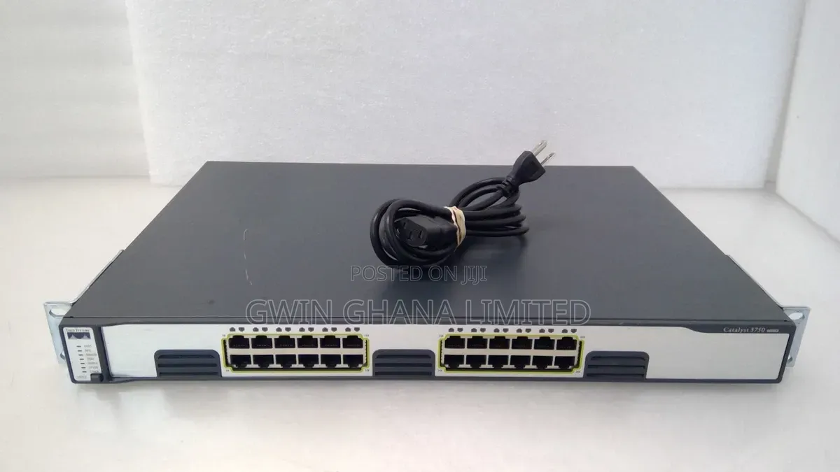 Cisco Catalyst 3750g-24-E 24. 24port Gigabit Layer 3+advanced Routing.
