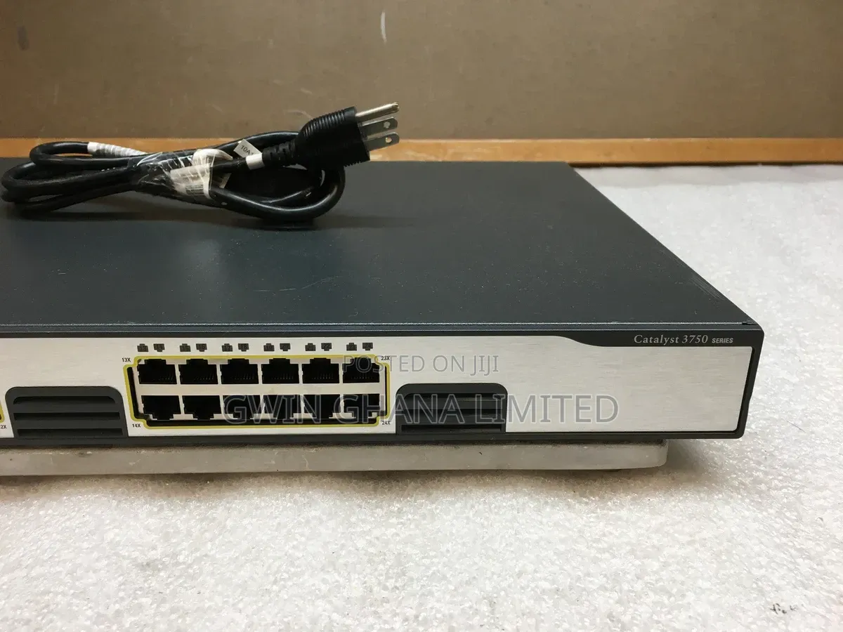 Cisco Catalyst 3750g-24-E 24. 24port Gigabit Layer 3+advanced Routing.