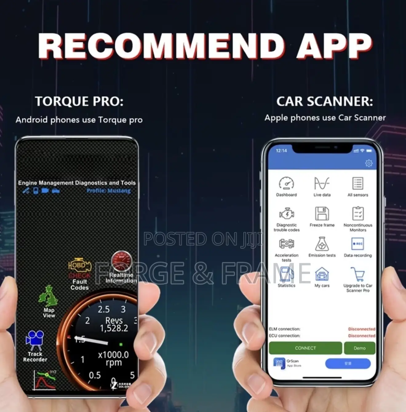 OBD2 Car Manner With ELM  327