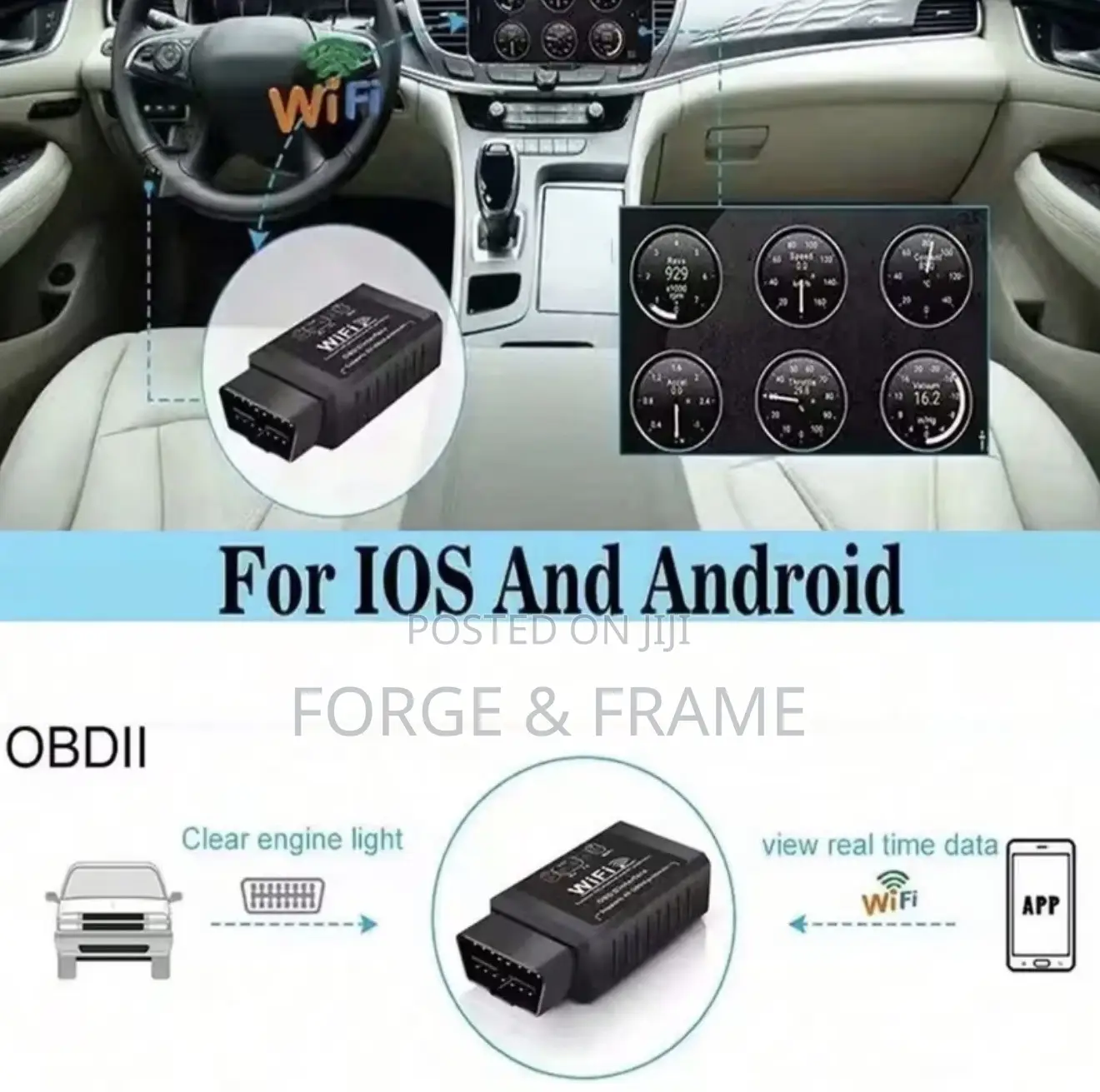 Auto Scanner ELM327 V1.5 WIFI for Android/Ios