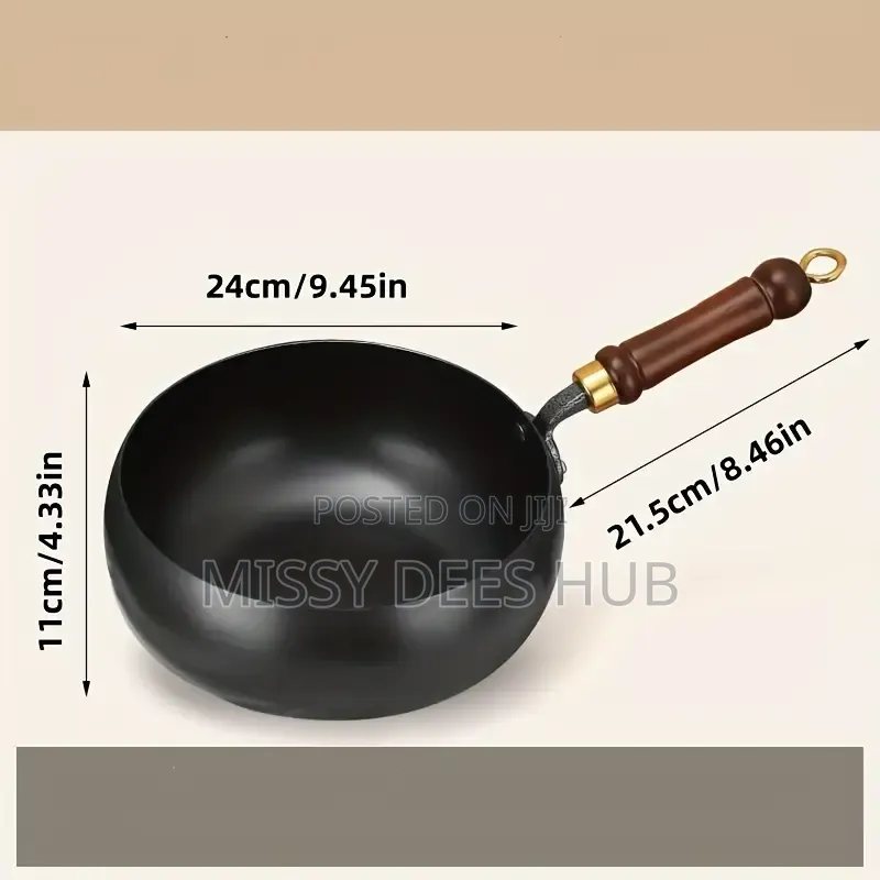 24cm Potbelly Pot With Wooden Cover