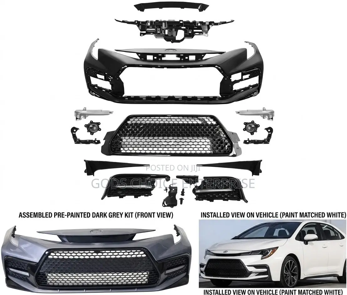 Complete Front Bumper Corolla 2019-2020-2021 SE
