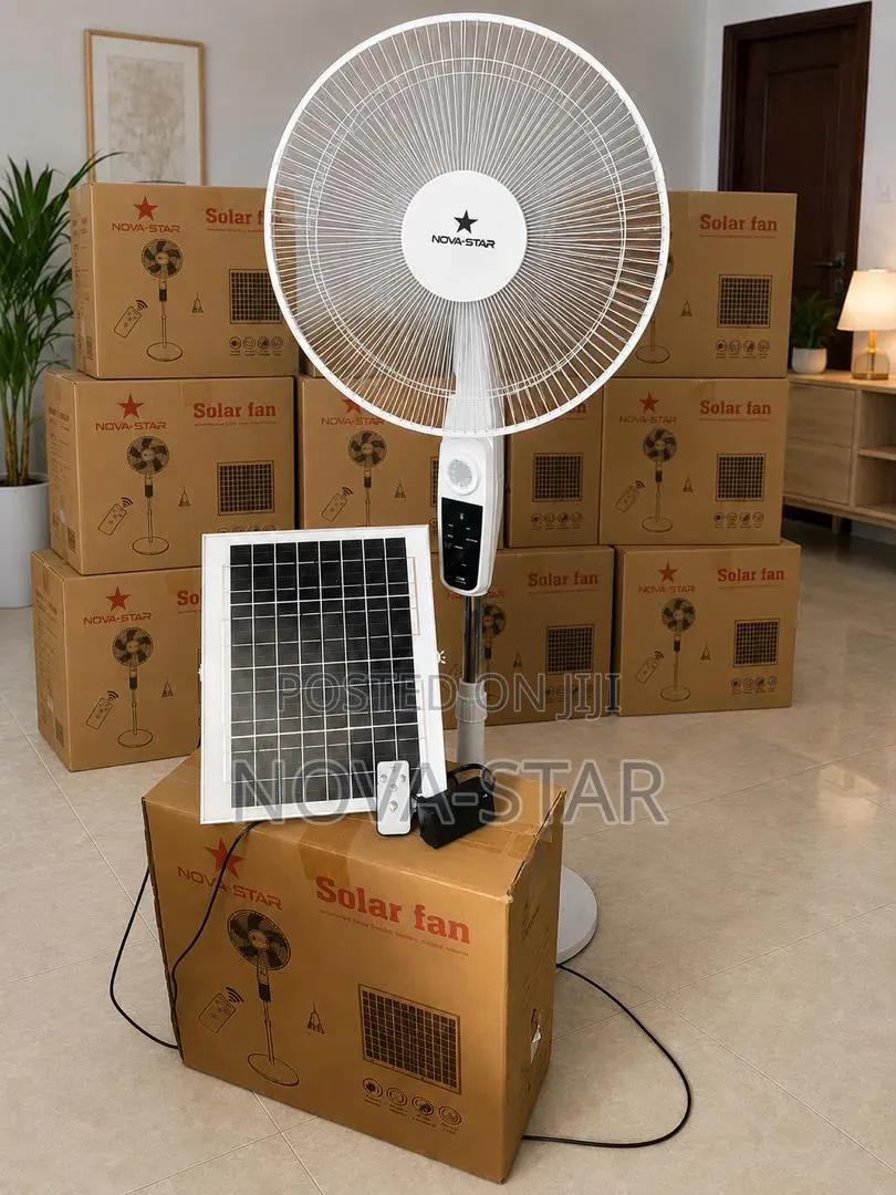 Rechargeable Solar Fan