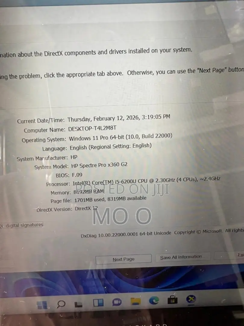 Laptop HP Spectre X360 13t 8GB Intel Core i5 SSD 256GB