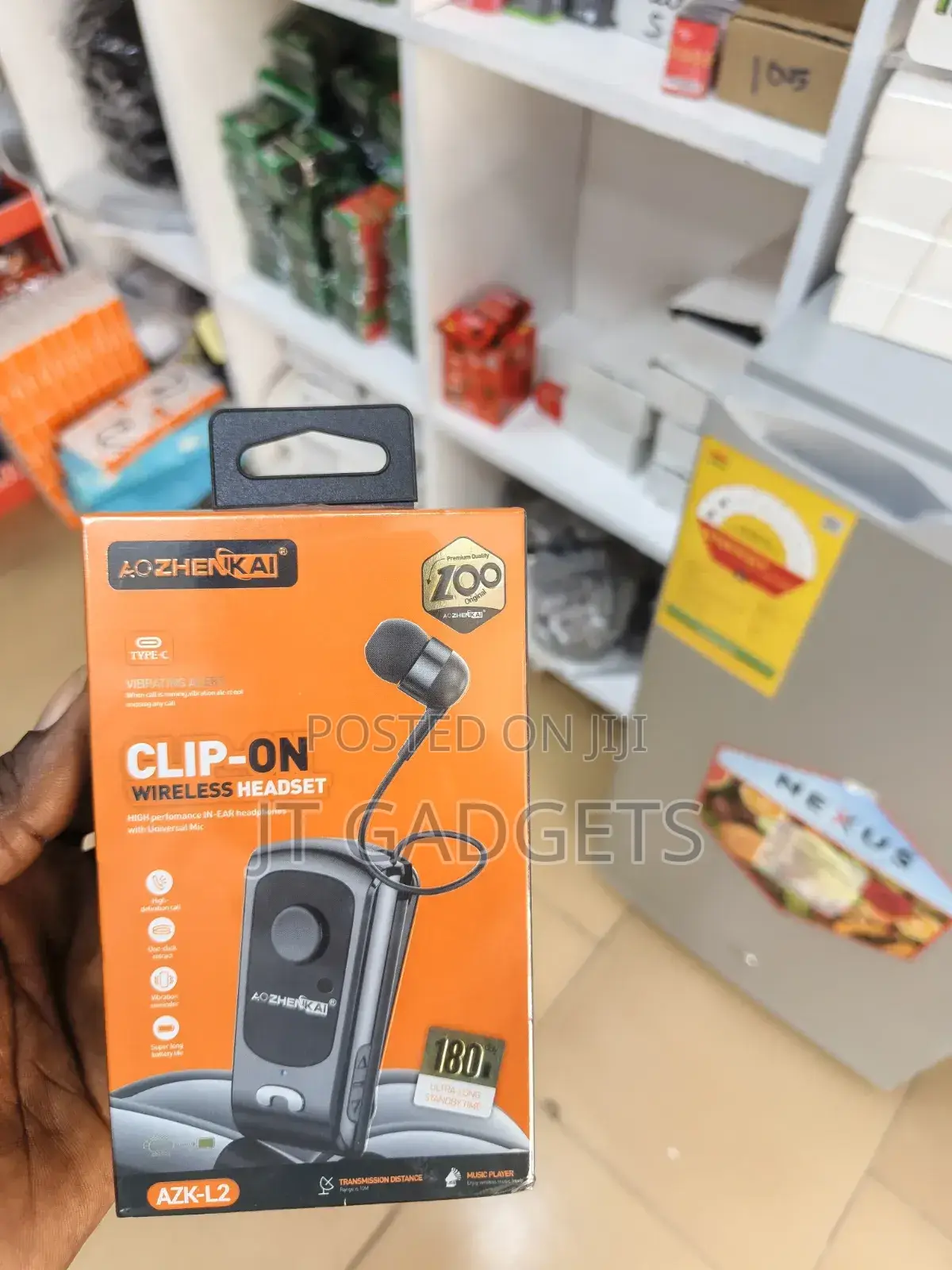 Aozhenkai Azk-L2 Clip-on Wireless Headset