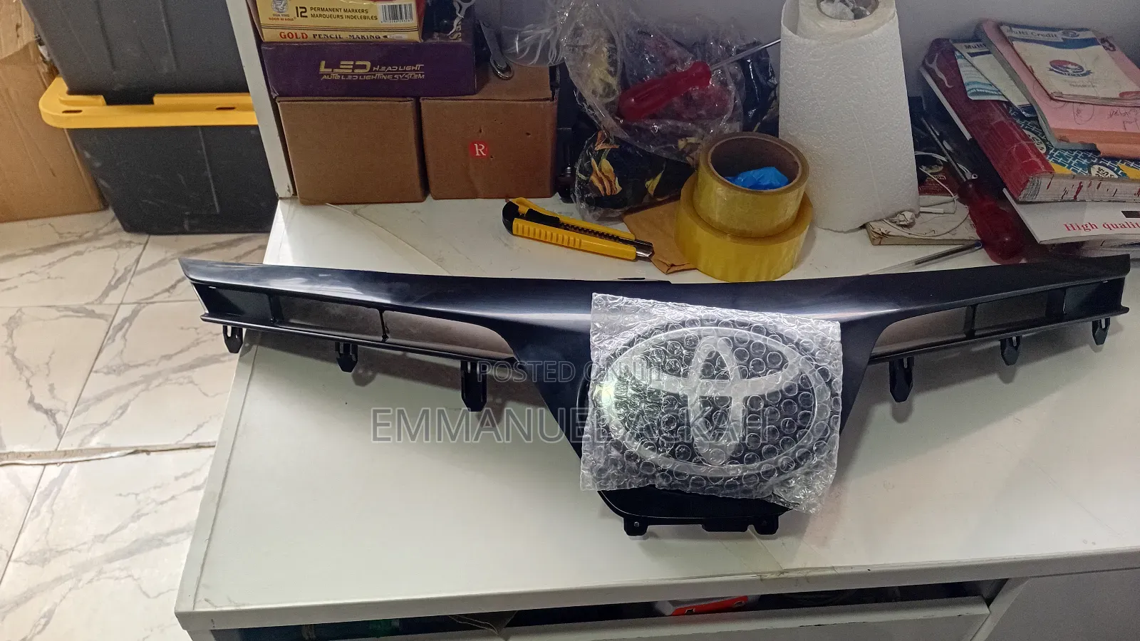 Toyota Corolla 2017 to 2019 Top Grill With Crown
