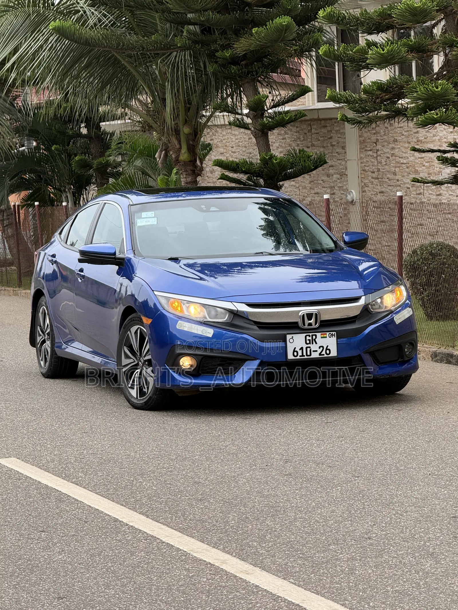 Honda Civic EX Sedan 2018 Blue