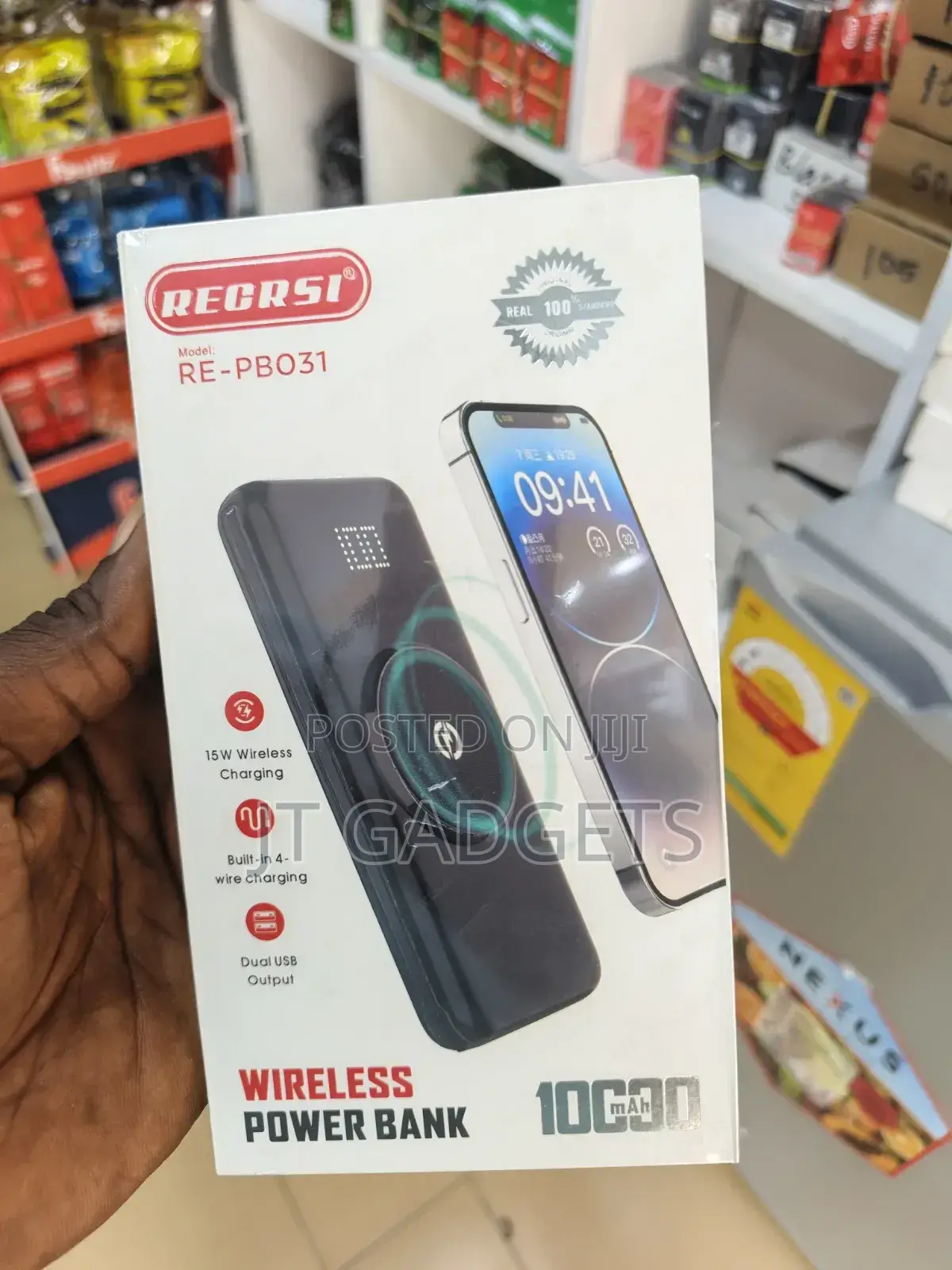 Recrsi Wireless Power Bank — 10000mah