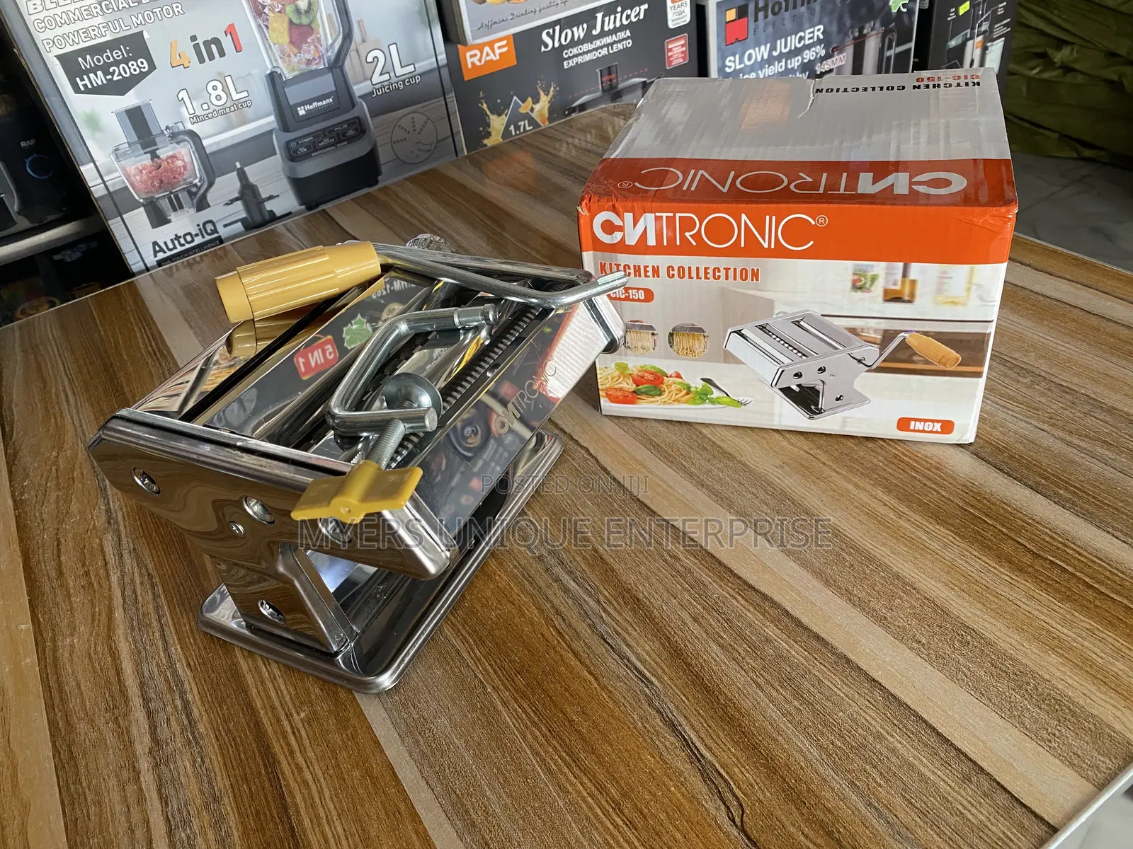 CNTRONIC Hand-Crank Potato Chips Cutter