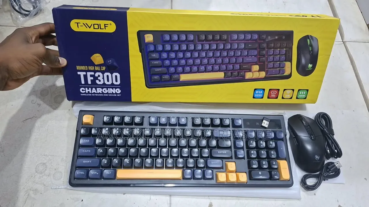 Wireless Charging Gaming Keyboard and Mouse