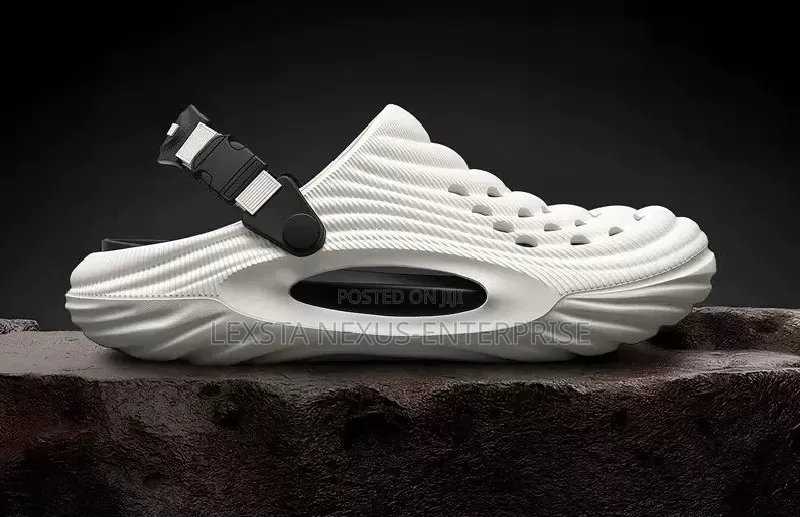 White & Black Crocs