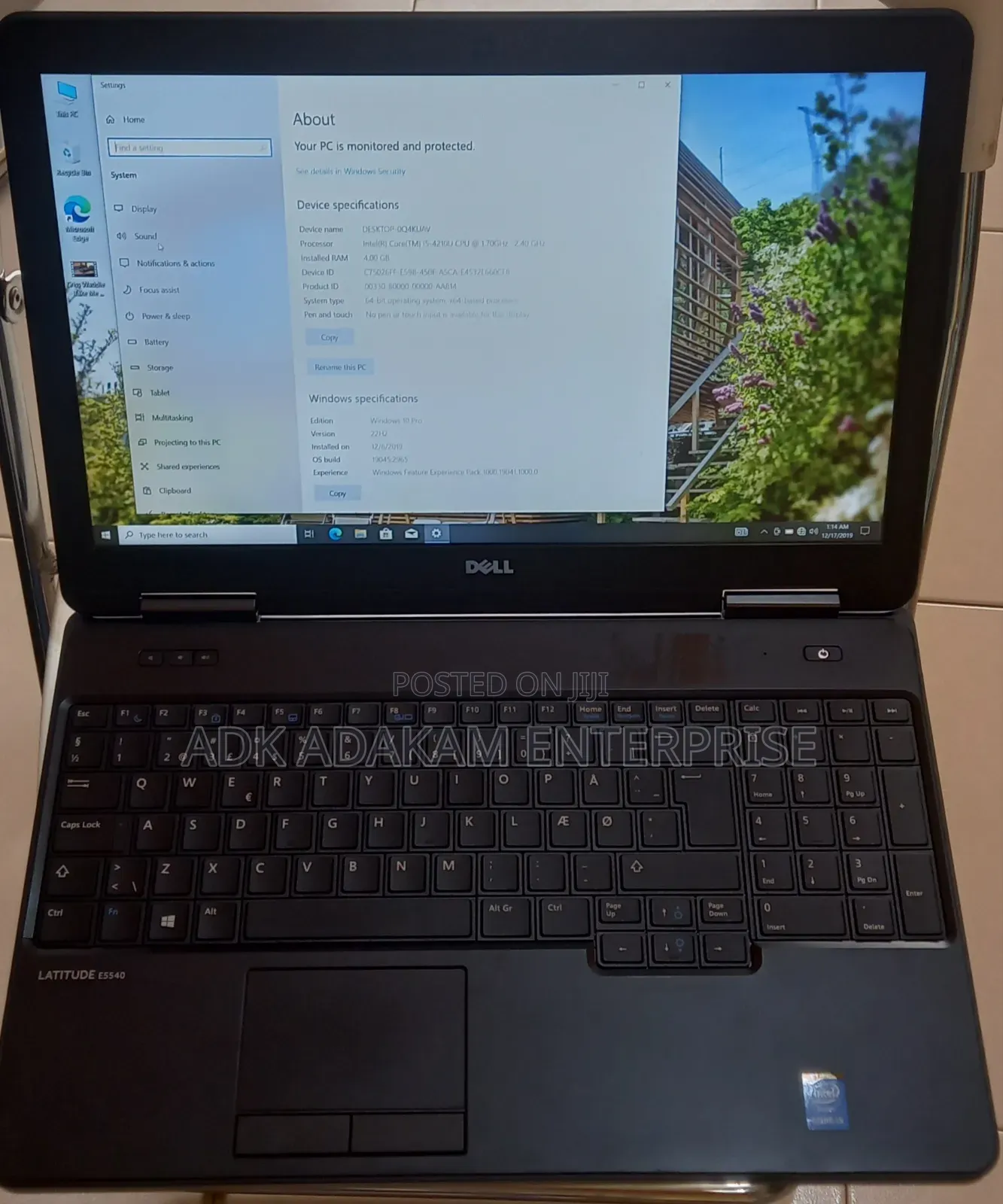 Laptop Dell Latitude e5540 4GB Intel Core i5 SSD 128GB