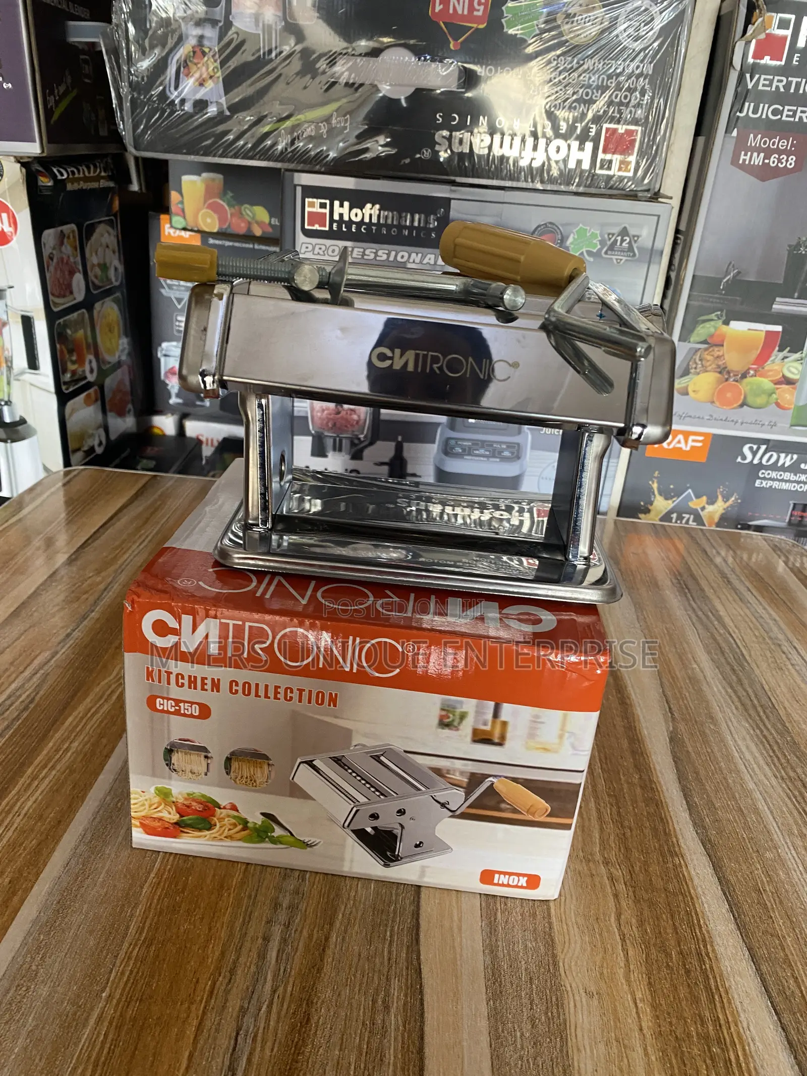 CNTRONIC Dough Roller and Noodle Cutter