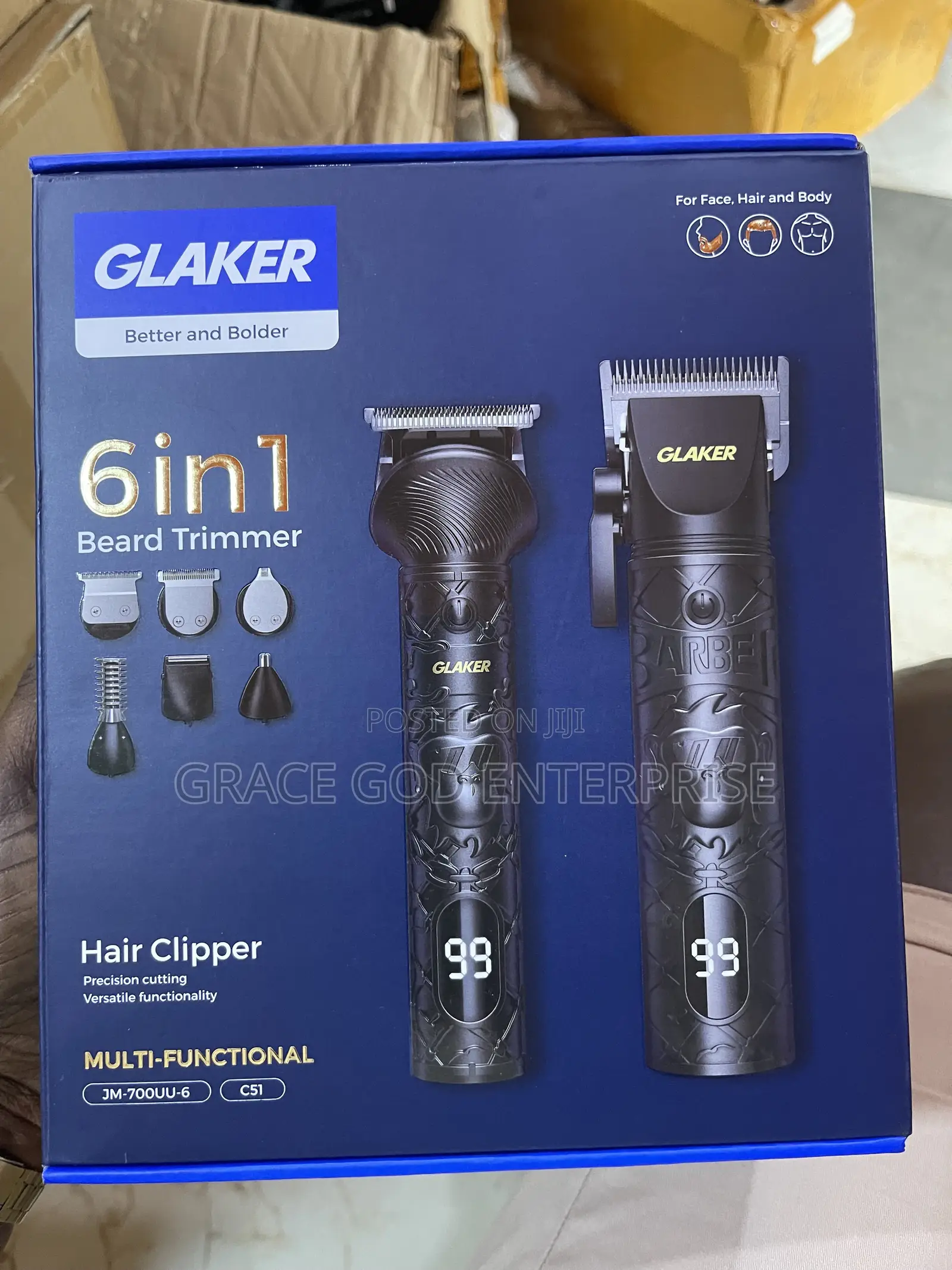 Original Glaker 6-in-1 Hair Clipper