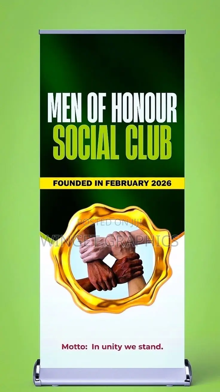 Roll-Up Banner With Stand
