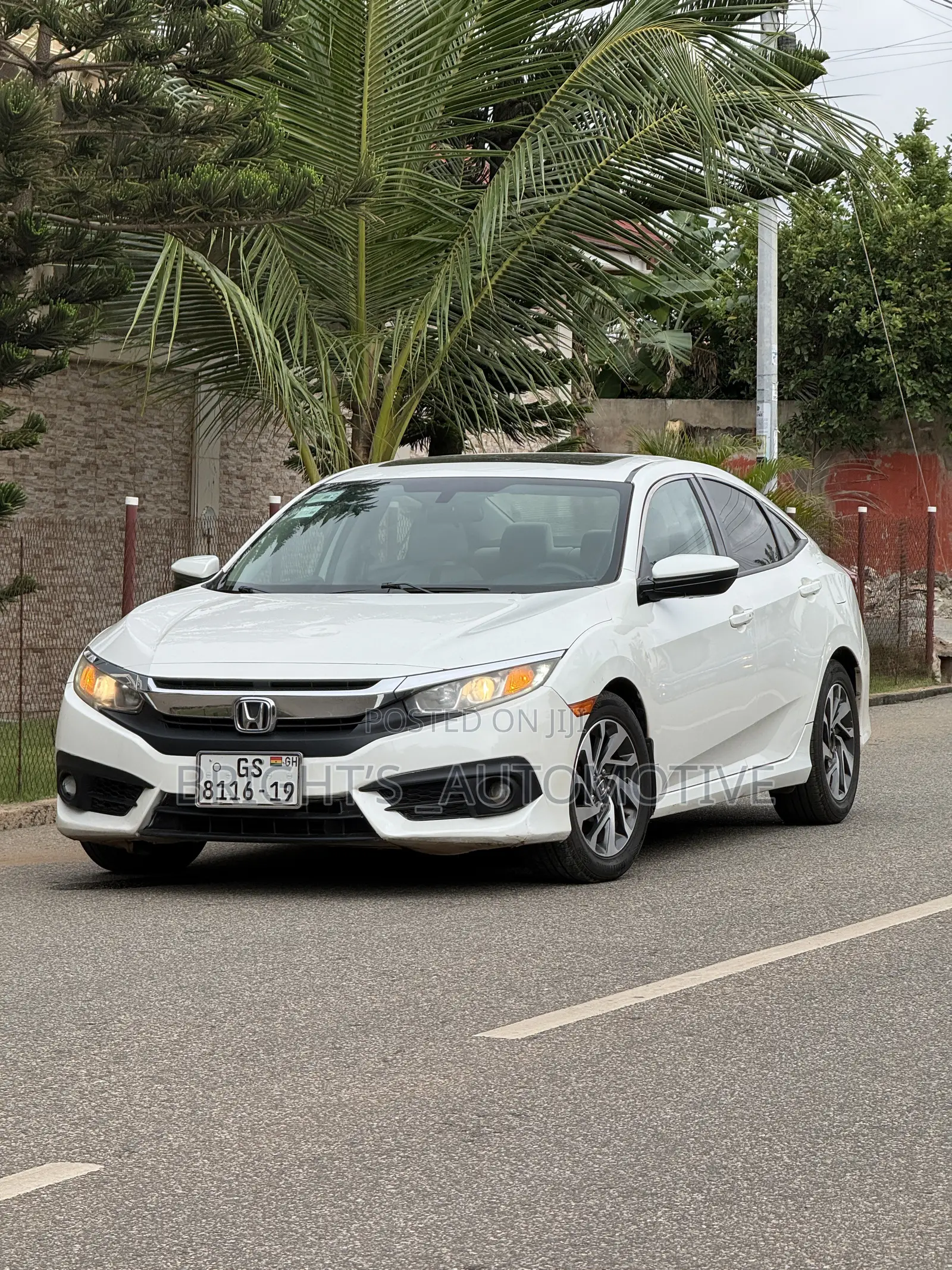 Honda Civic EX 4dr Sedan (2.0L 4cyl) 2017 White