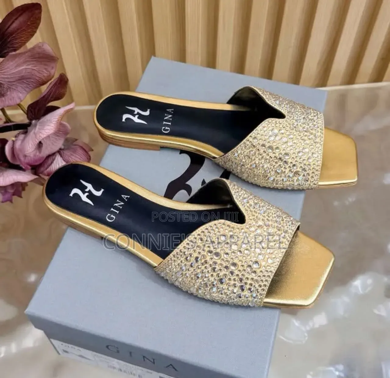 Gina Flat Slippers for Ladies
