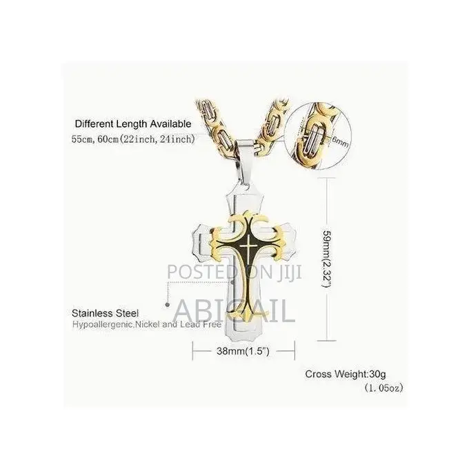 Men’s High Quality Cross Pendant