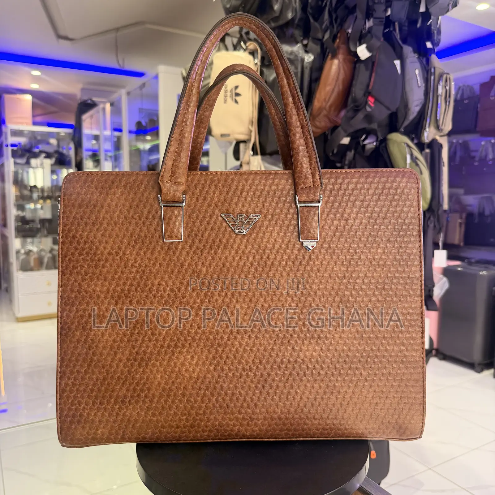 Giorgio Armani Leather Briefcase