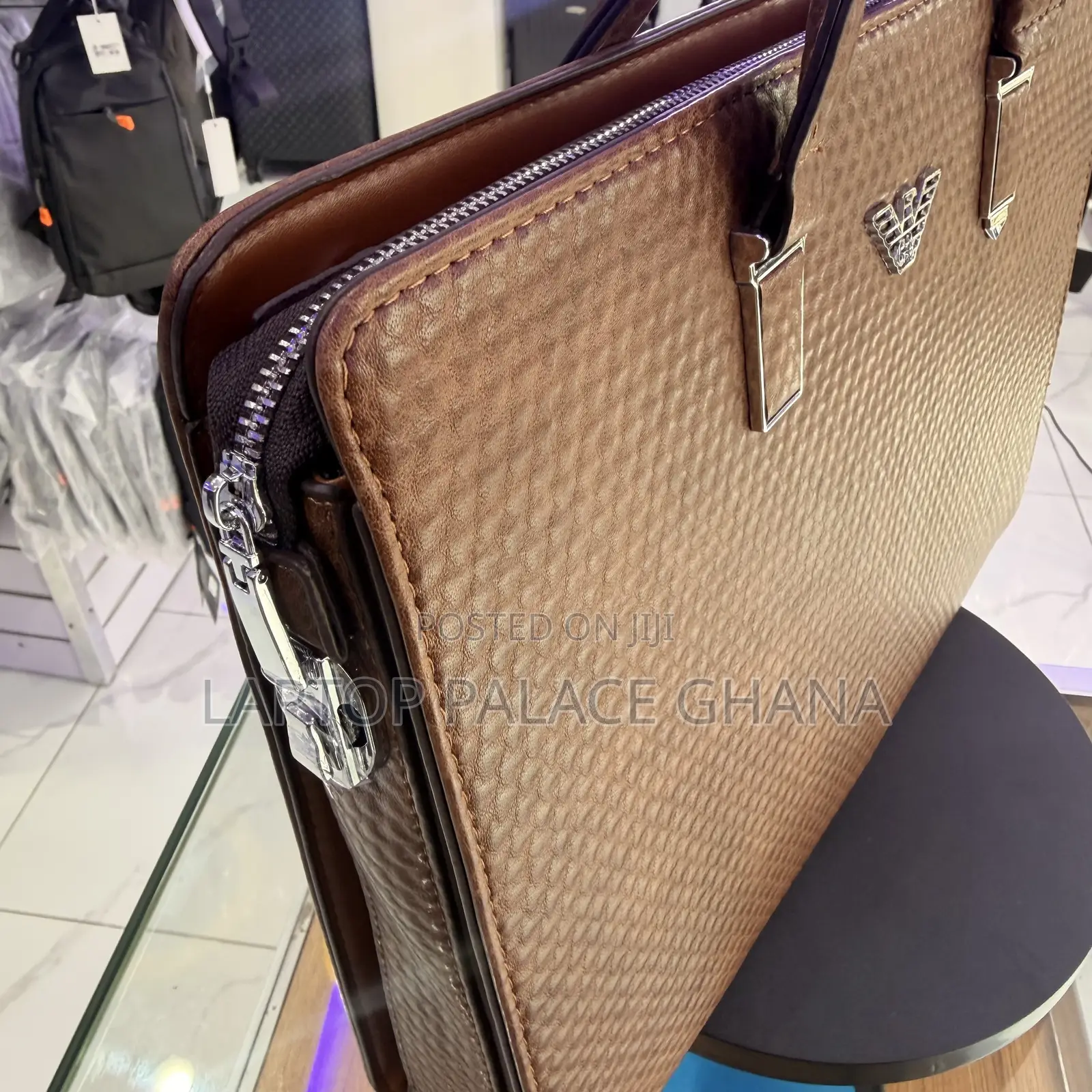 Giorgio Armani Leather Briefcase