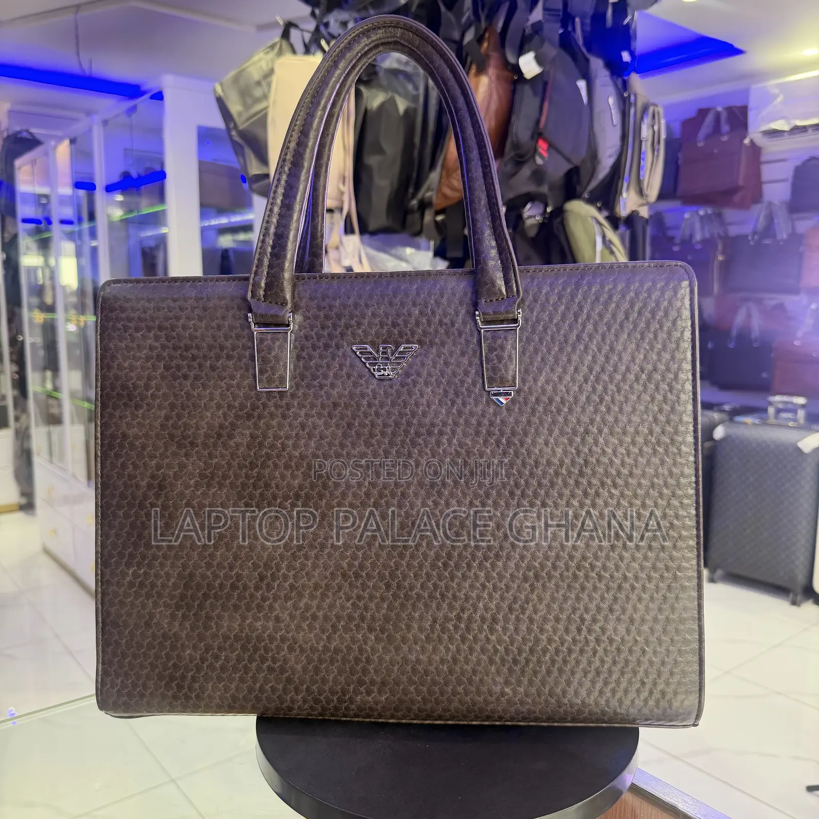 Giorgio Armani Leather Briefcase